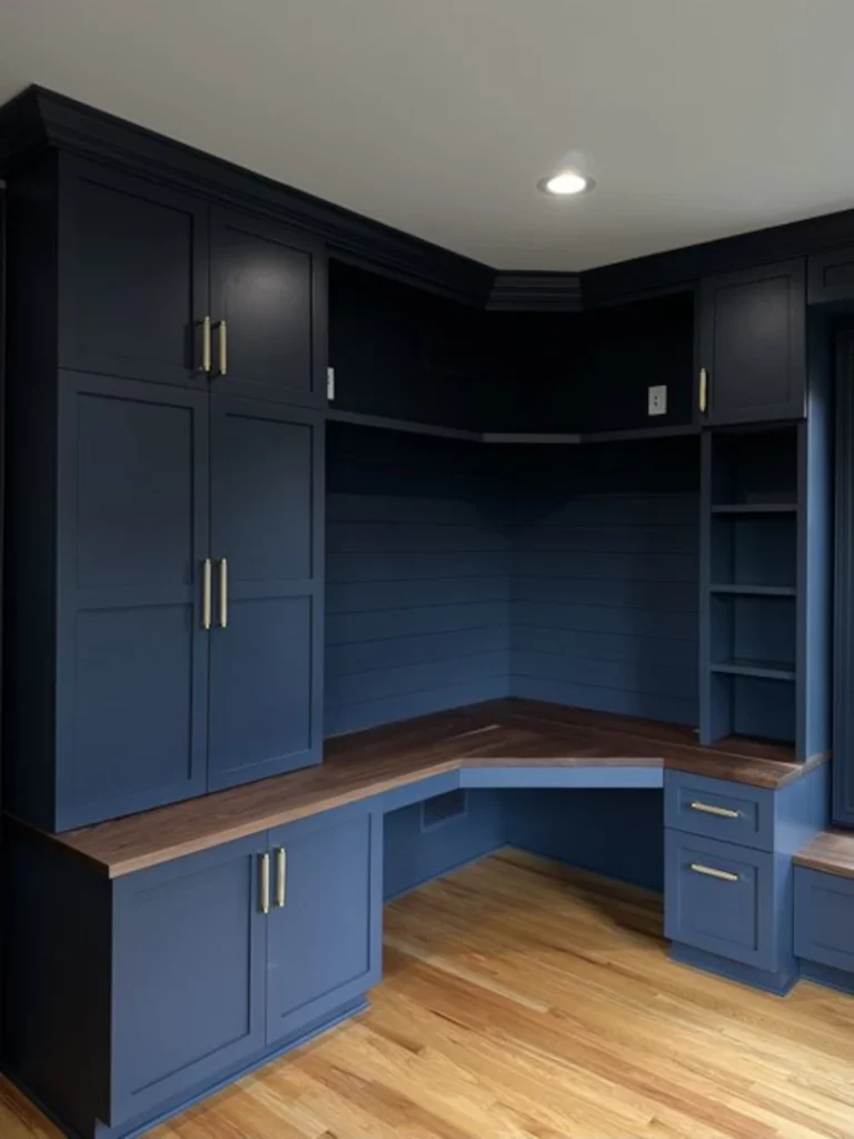 Blue Cabinets